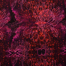 Wintersweat Blumen weinrot *Ab 50cm-5