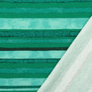 Wintersweat Streifen grün * Ab 50cm-1