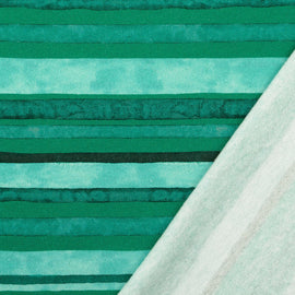 Wintersweat Streifen grün * Ab 50cm