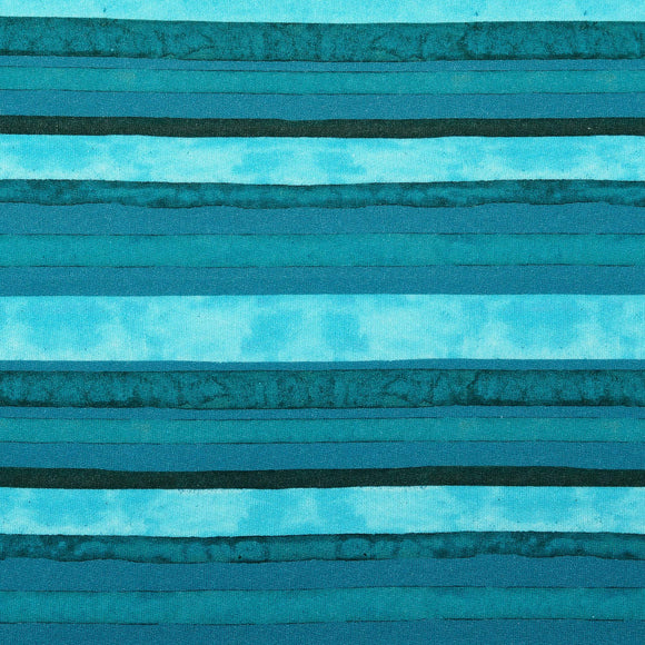 Wintersweat Streifen blau *Ab 50cm