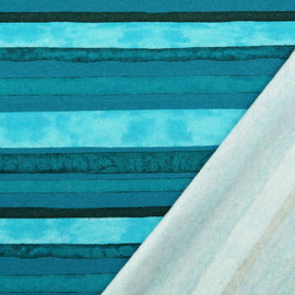 Wintersweat Streifen blau *Ab 50cm