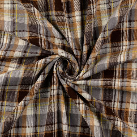 Flanell Baumwolle Karo *Ab 50 cm