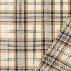 Acheter 008-marine Flanell Baumwolle Karo *Ab 50 cm