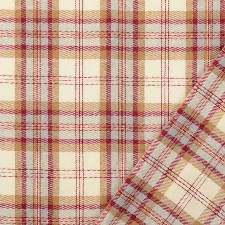 Kaufen 015-rot Flanell Baumwolle Karo *Ab 50 cm