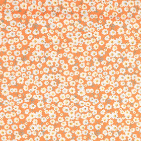 Acheter 001-blumchen-orange Baumwolle bedruckt Blümchen *Ab 50cm