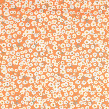 Kaufen 001-blumchen-orange Baumwolle bedruckt Blümchen *Ab 50cm