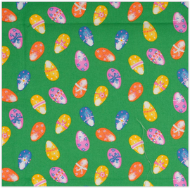 Kaufen 006-ostereier-grun Baumwolldruck Ostern *Ab 25 cm
