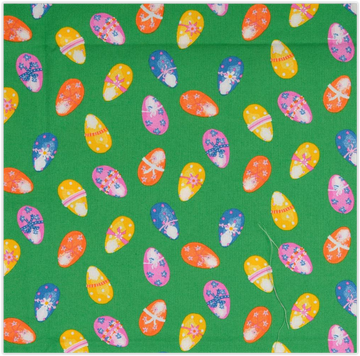 Kaufen 006-ostereier-grun Baumwolldruck Ostern *Ab 25 cm