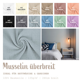 Musselin überbreit *Ab 50cm