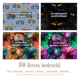 Baumwolljersey digital bedruckt  *Ab 50cm