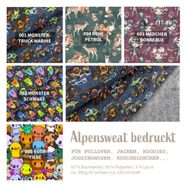 Alpenfleece bedruckt *Ab 50cm