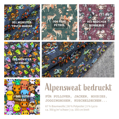 Alpenfleece bedruckt *Ab 50cm