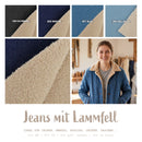 Jeans double face en cuir d'agneau *À partir de 50 cm-1