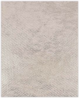 Sweat d'hiver en cuir d'agneau pailleté gris clair *À partir de 50 cm - 0