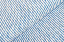 Acheter 004-aqua Rayures demi lin * A partir de 50 cm