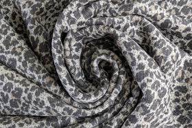 Cordjersey Leo grau-beige *Ab 50cm - 0