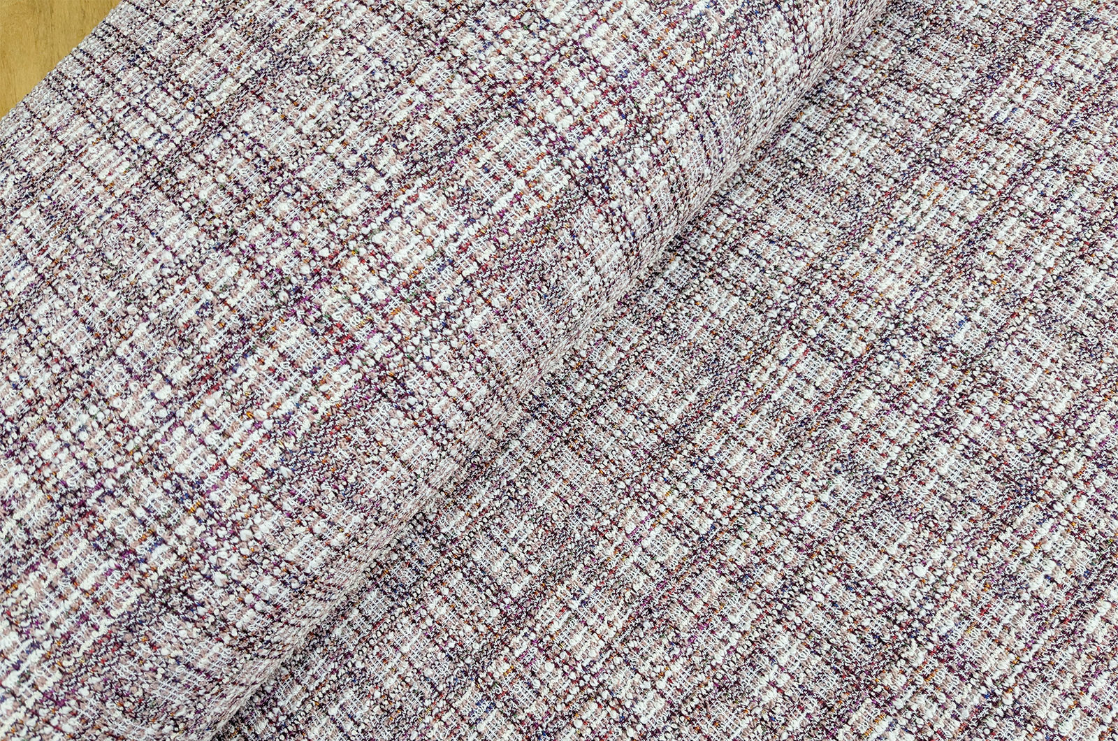 Buy 002-violett Bouclé Luxury *Ab 50 cm