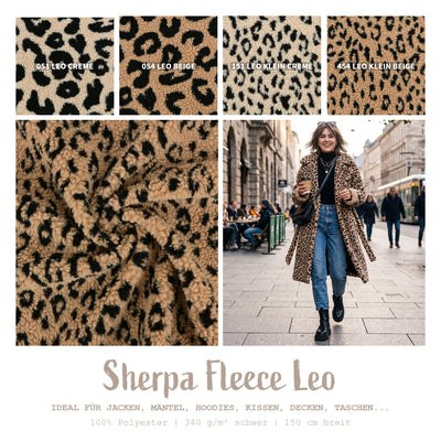 Sherpa Fleece Leo *Ab 50cm