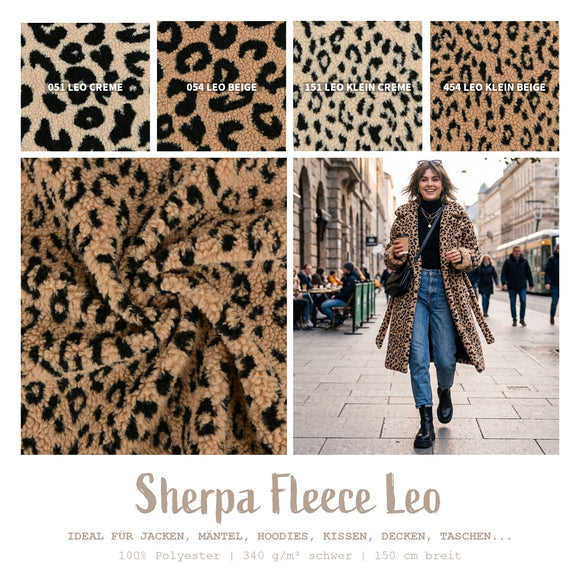 Sherpa Fleece Leo *Ab 50cm