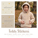 Teddy Stickerei Blümchen *Ab 50 cm-1