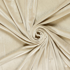 Kaufen 051-creme Stretchsamt *Ab 50cm