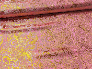 Brokatstoff Paisley mit gold *Ab 50cm - 0