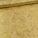 Brokatstoff Paisley mit gold *Ab 50cm-17