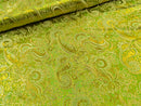 Brokatstoff Paisley mit gold *Ab 50cm-22