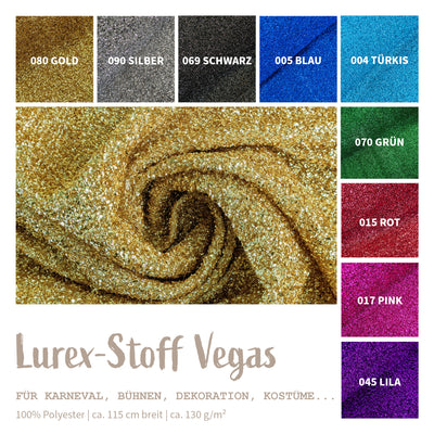Lurex-Stoff Vegas *Ab 50cm