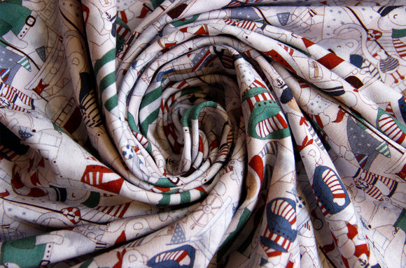 Jersey de coton biologique * A partir de 50 cm