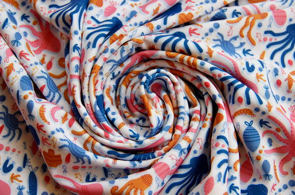 Badestoff Meerestiere * Ab 50 cm