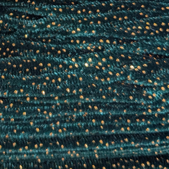 Stretchsamt Goldpunkte *Ab 50cm