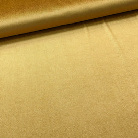 Kaufen 056-ocker Stretchsamt Goldpunkte *Ab 50cm