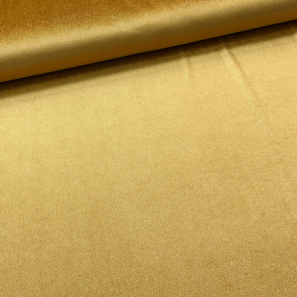 Stretchsamt Goldpunkte *Ab 50cm
