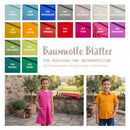 Baumwolle digital bedruckt Blätter *Ab 50cm-1