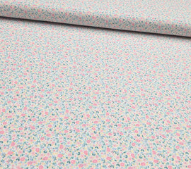 Acheter 004-blumchen-rosa-weiss Baumwolle bedruckt Blumen *Ab 50cm