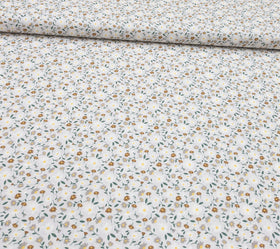 Acheter 006-ganseblumchen-grau-terra Baumwolle bedruckt Blumen *Ab 50cm