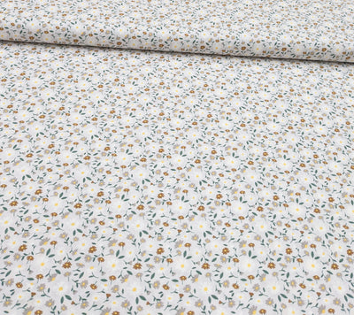 Kaufen 006-ganseblumchen-grau-terra Baumwolle bedruckt Blumen *Ab 50cm