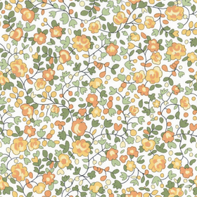 Acheter 013-blumenstrauch-orange Baumwolle bedruckt Blumen *Ab 50cm