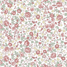 Acheter 014-blumenstrauch-blassrot Baumwolle bedruckt Blumen *Ab 50cm