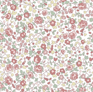 Acheter 014-blumenstrauch-blassrot Baumwolle bedruckt Blumen *Ab 50cm