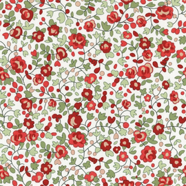 Acheter 015-blumenstrauch-rot Baumwolle bedruckt Blumen *Ab 50cm