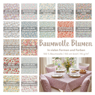 Baumwolle bedruckt Blumen *Ab 50cm