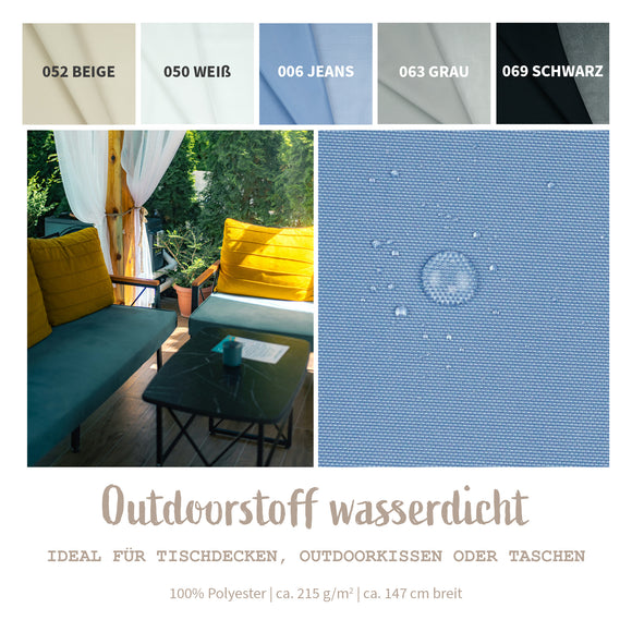 Outdoorstoff wasserdicht *Ab 50cm