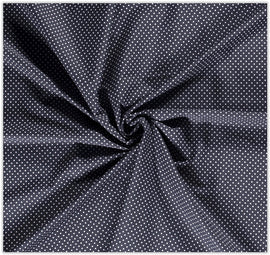 Kaufen 007-indigo Baumwolldruck Punkte 2mm * Ab 50cm