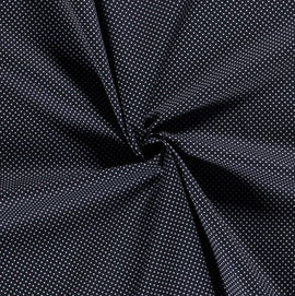 Kaufen 008-marine Baumwolldruck Punkte 2mm * Ab 50cm