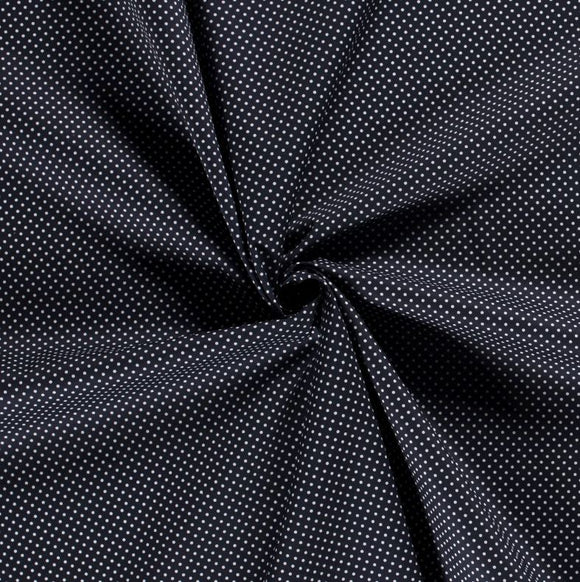 Coton imprimé pois 2mm * A partir de 50cm