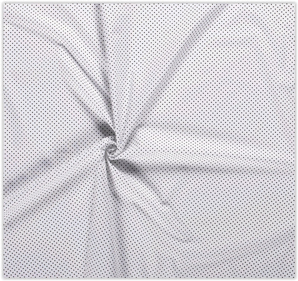 Coton imprimé pois 2mm * A partir de 50cm