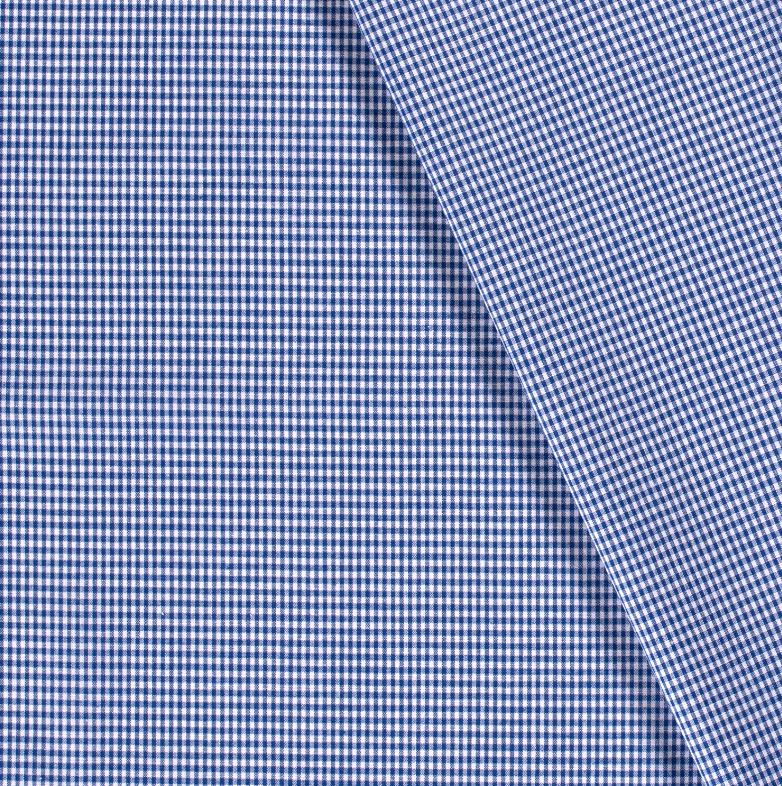 Buy 005-blue Cotton check 3mm * From 50 cm