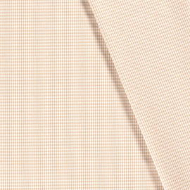 Kaufen 053-beige Baumwoll Karo 5mm * Ab 50 cm